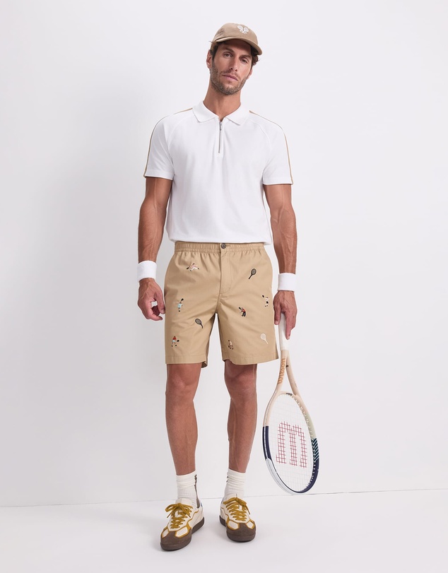 Sportscraft - Milson Volley Embroidered Short