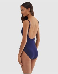 Polo Ralph Lauren - Terry Kennedy Belted Low Back Swimsuit