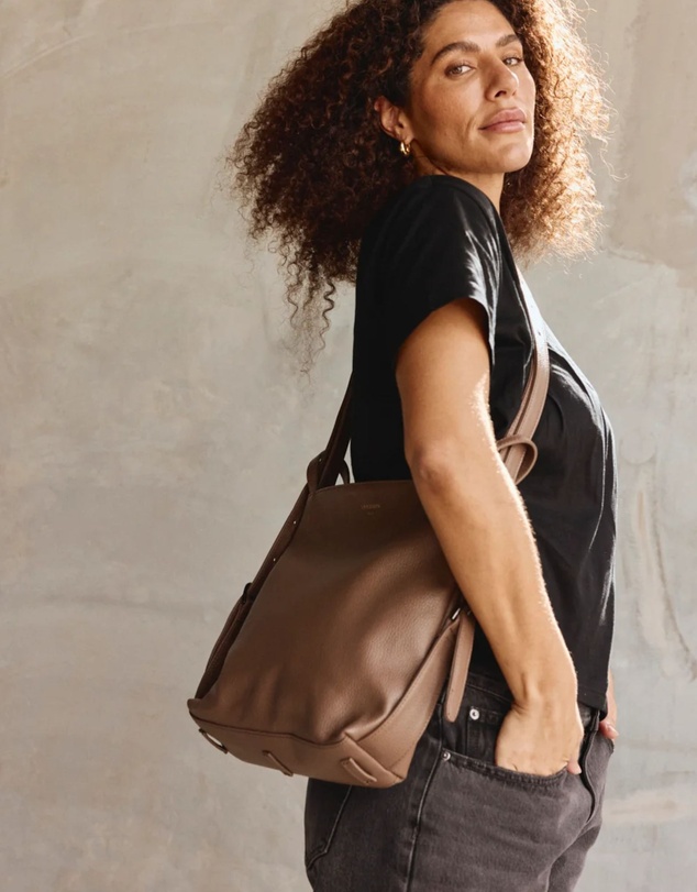 VESTIRSI - Bella Mini Milk Chocolate 3-in-1 Convertible Bag