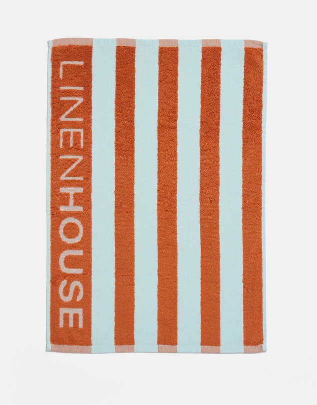 Linen House - Linen House Logo Stripe Tea Towel