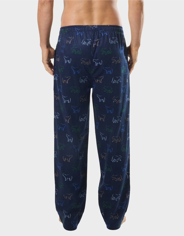 Mitch Dowd - Mens Polar Play Bamboo Flannel Pyjama Pant - Navy