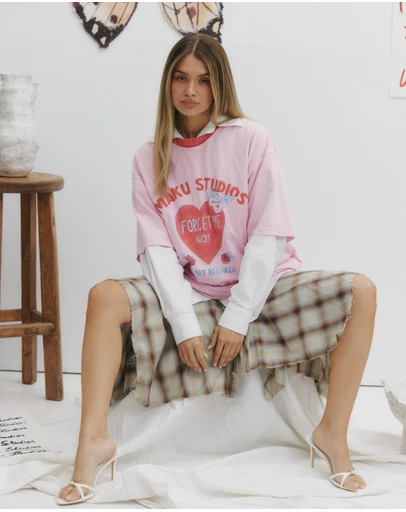 MAKU - Heartbreaker Oversized Tee