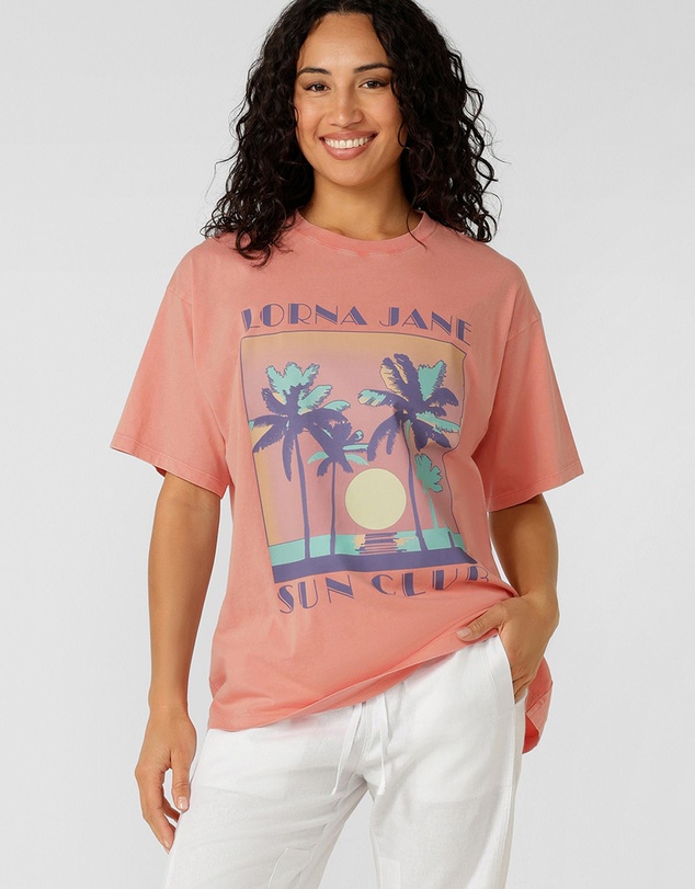 Lorna Jane - Vacation Washed Boyfriend T-Shirt