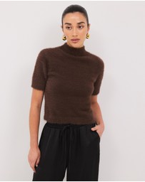 Calli - Rae Turtleneck Knit Tee