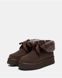 EVERAU - Australian Shepherd Ugg Cozira Cow Suede Upper UGG Boots