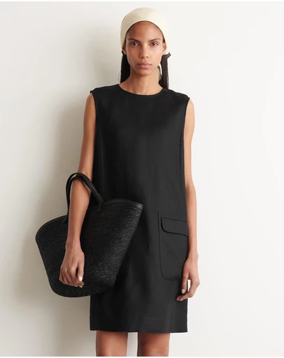 COS - Linen Mini Shift Dress