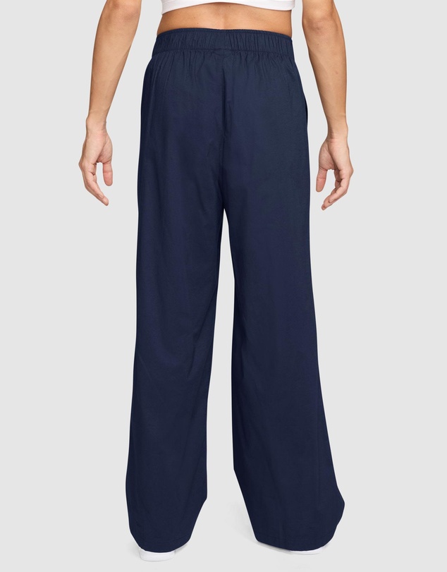 Nike - Sportswear Chill Poplin High-Waisted Loose Open-Hem Pants
