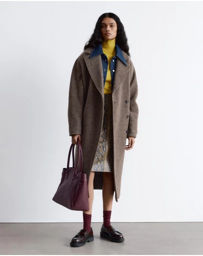 & Other Stories - Voluminous Belted Wool Coat
