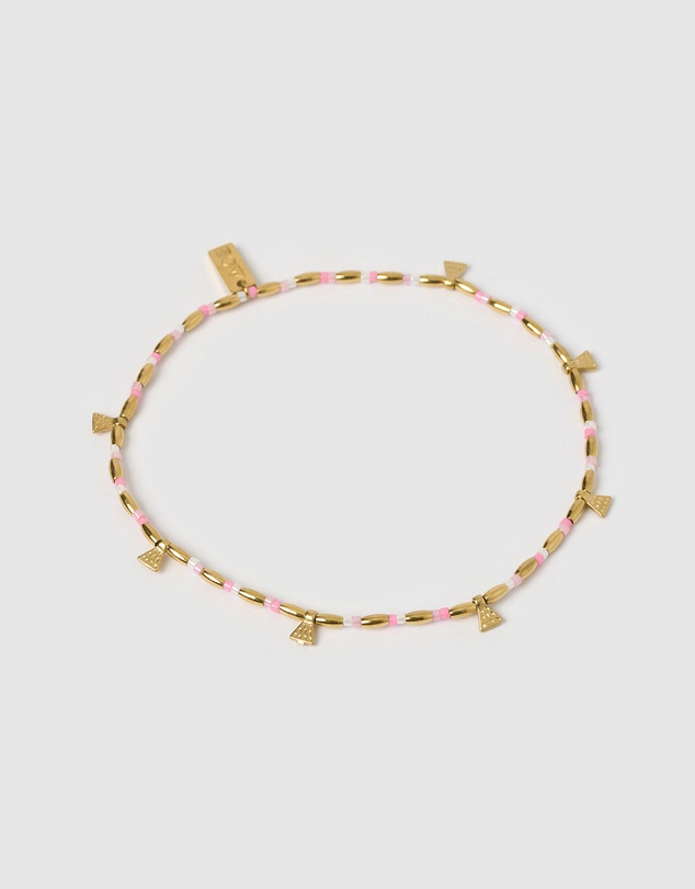 Arms Of Eve - Natalia Gold Anklet - Peony