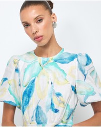AERE - Kira Linen Mini Dress