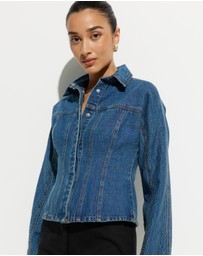 Calli - Lily Denim Scultped Jacket