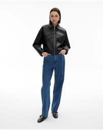 Witchery - Pebbled Bomber Jacket