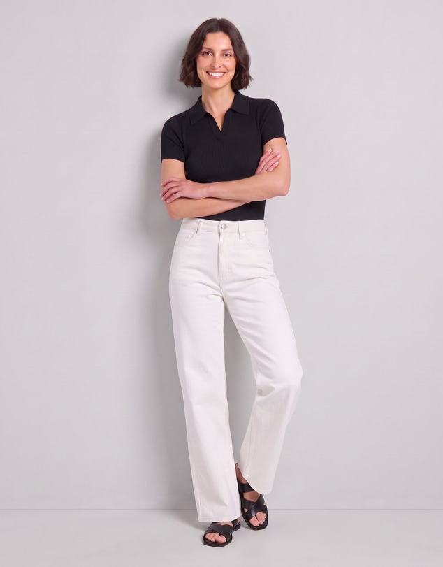 SILK MAGNOLIA - Merino Wool Polo