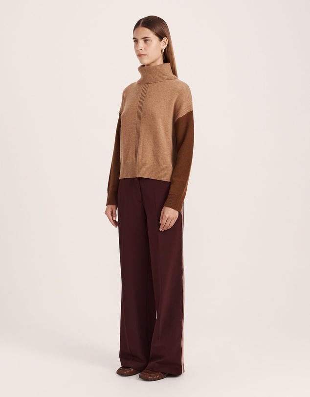 SABA - Claudia Wool Colour Block Knit
