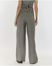 Amelius - Set Sail Linen Stripe Pant