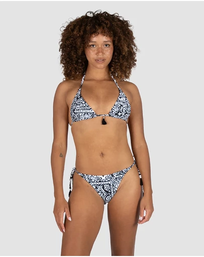 Baku Swimwear - Havana Ruched Slide Triangle Bikini Bra Top