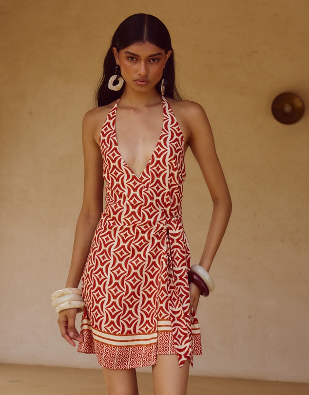 Seven Wonders - Alara Halter Mini Dress