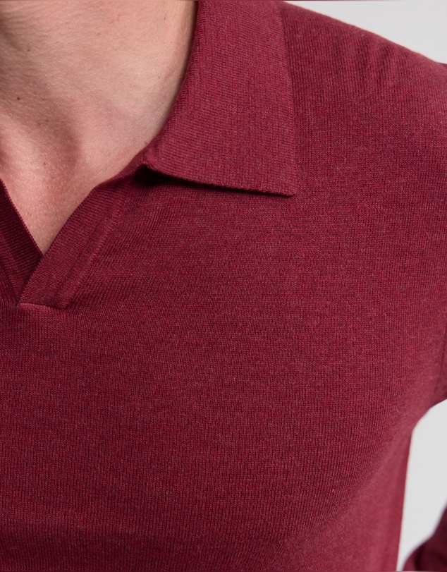Oxford - Dominic Polo Cashmere Blend Knit