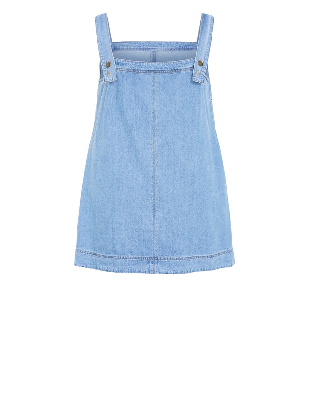 City Chic - Dana Pinny Denim Mini Dress