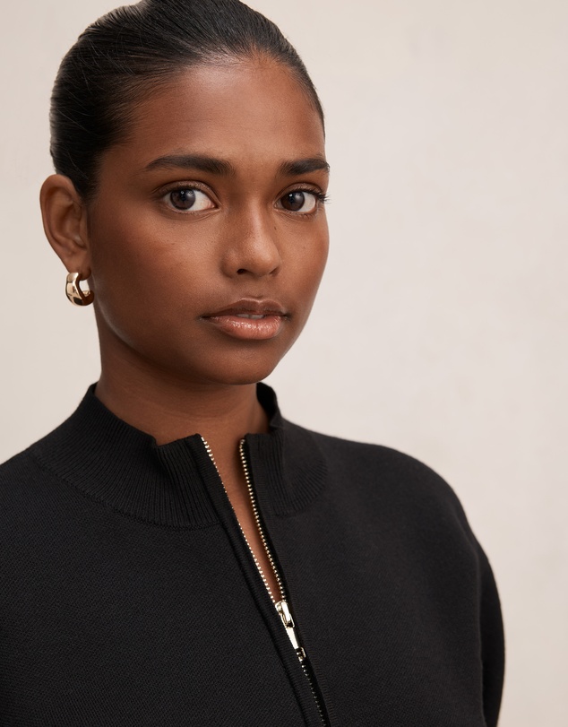 Forever New Petite - Hanna Petite Zip Knitted Jacket