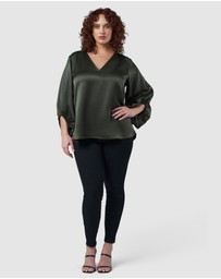 Pink Dusk by Curve Project - Lover Boy Blouse