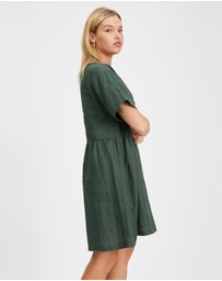 White By FTL - Zavi Linen Dress