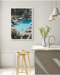 Amichi Co - Poolside Paradise Fine Art Print