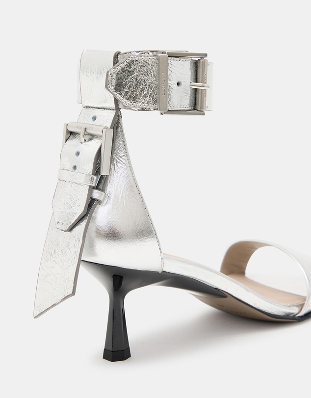 AllSaints - Noir Low Sandals