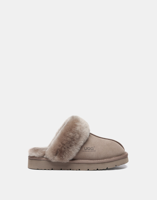 EVERAU - Australian Shepherd Ugg Muffin Slipper Special Cow Suede Upper House Shoes