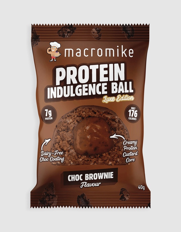 Macro Mike - Choc Brownie Protein Indulgence Balls - 12x40g