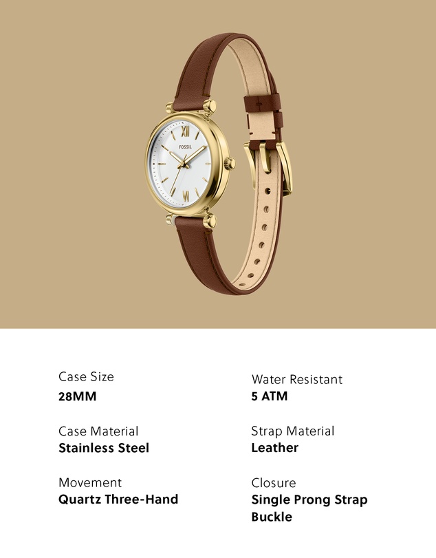 Fossil - Carlie Brown Analogue Watch