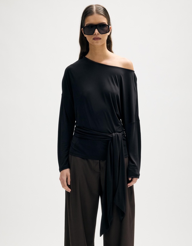 Minima Esenciales - Fia Batwing Tie Jersey Top