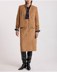 David Lawrence - Paignton Suede Leather Jacket