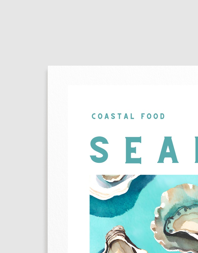 Olive et Oriel - Seafood by Ohkimiko Art Print