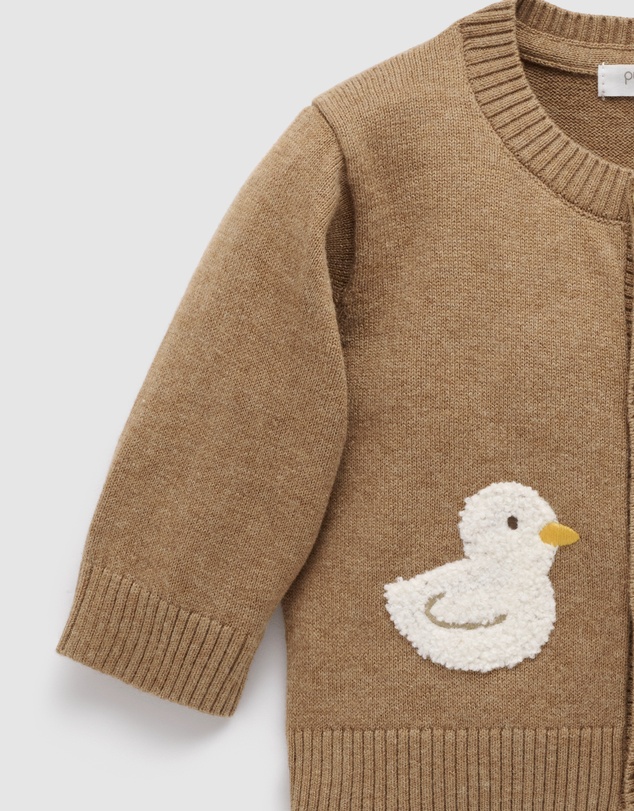 Purebaby - Goose Chenille Cardigan-Kids-Babies