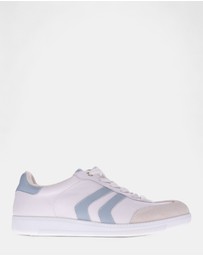 Mia Vita - Ramona Lace-Up Casual Sneaker - White/Blue