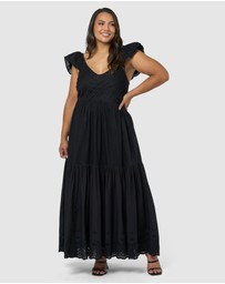 Something 4 Olivia - Georgie Broderie Maxi Dress