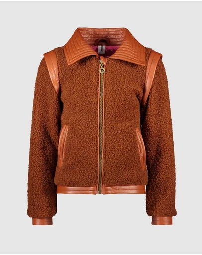 B.Nosy - Sherpa Zip Though Jacket - Kids-Teens