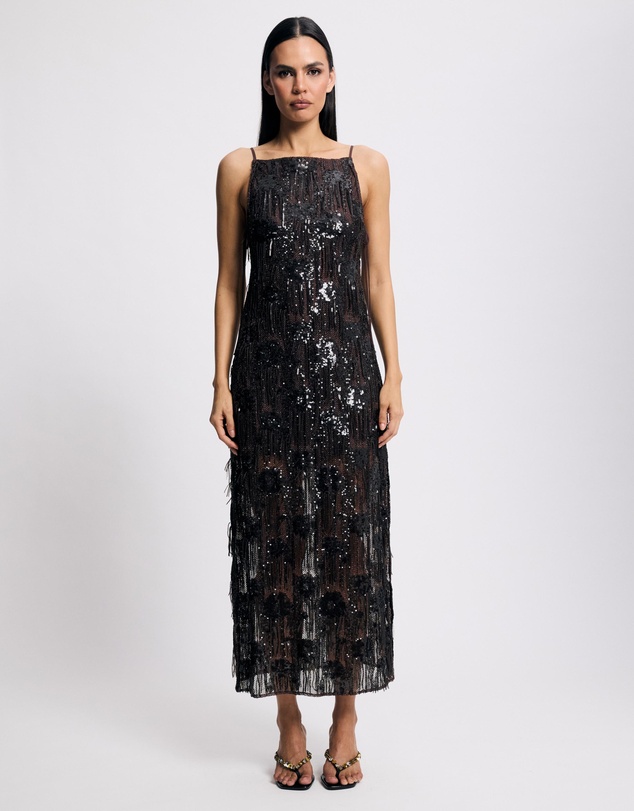 Lover - Xylia Drop Sequin Maxi Dress