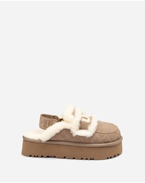 Ozwear Connection Uggs - Ugg Violet Matelassé Shearling Platform Slipper (Detachable Feature)