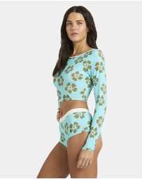 Billabong - Womens Last Summer Cropped Long Sleeve Rash Vest