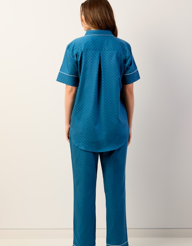 Wanderluxe Sleepwear - The Azure Pyjama Set Short