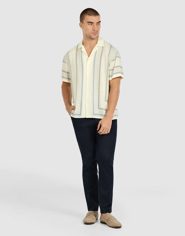 Tarocash - Nicco Viscose Geo Shirt