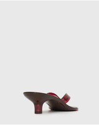 Betts - Tyla Jelly Kitten Heel Thong Sandals