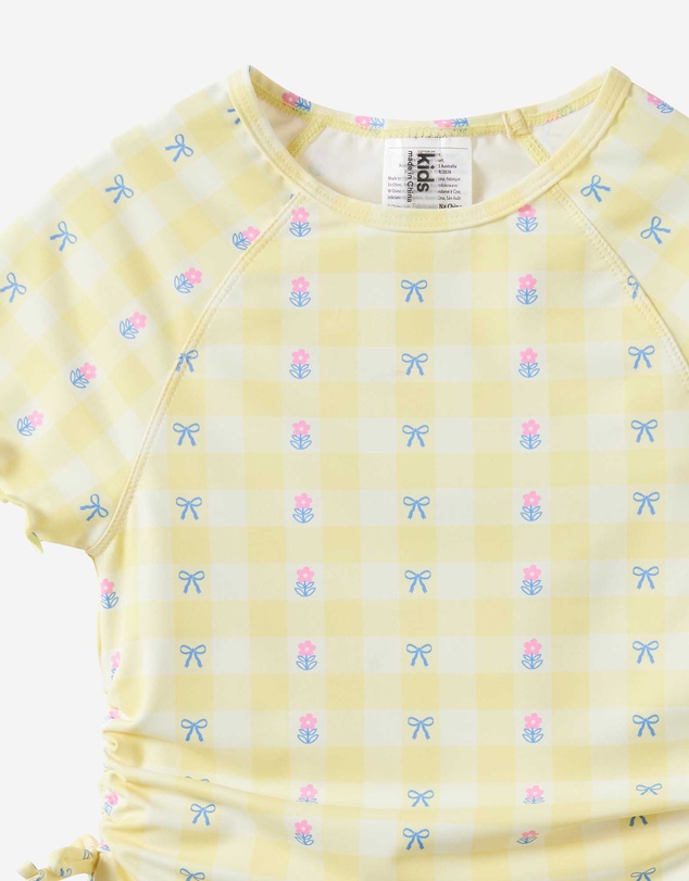 Cotton On Kids - Florence S/S Rashie And Bikini Bottom Set