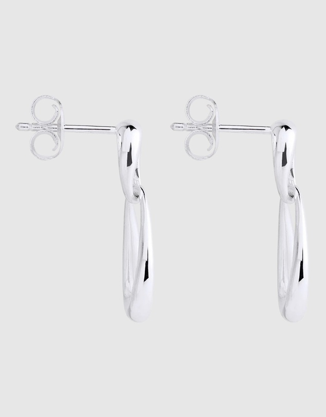 Najo - Vivante Silver Petite Earrings
