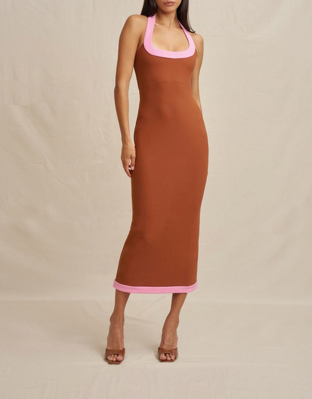 BY JOHNNY. - Alexa Halter Midi Dress