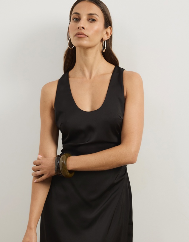 Atmos&Here - Lowen Satin Midi Dress