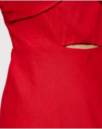 Lover - Neroli Twist Bust Midi Dress