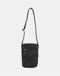 Pierre Cardin - Pierre Cardin Rustic Leather Cross Body Bag